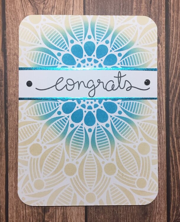 Congrats card