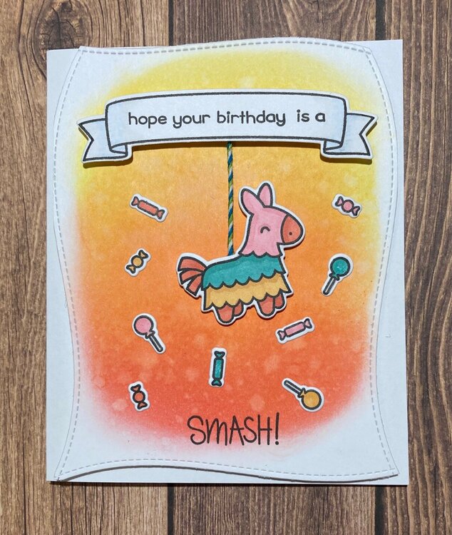 Piata birthday card