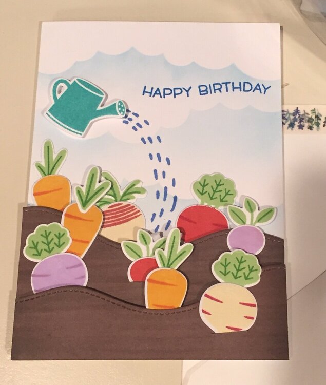 Veggie Birthday card