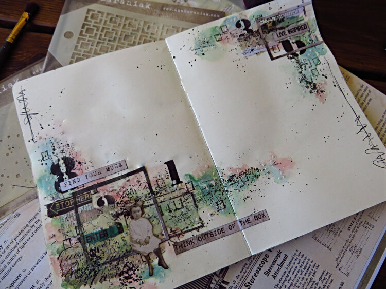 Art Journal page, Asia Marquet