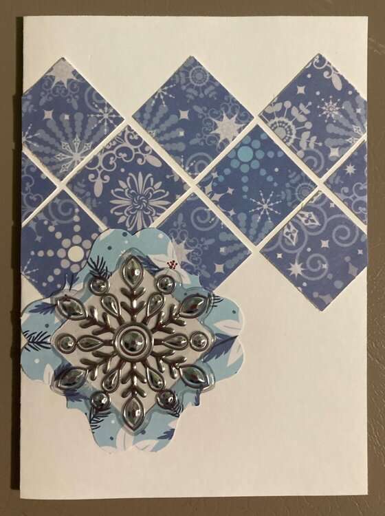 Snowflake Card Sketch #3