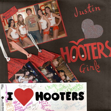 Justin Loves Hooters Girls