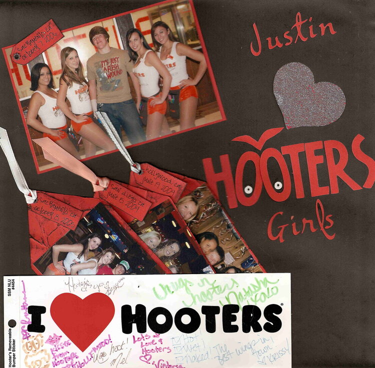 Justin Loves Hooters Girls
