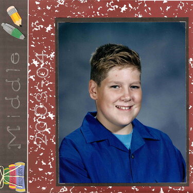 Middle School - Justin 7th grade