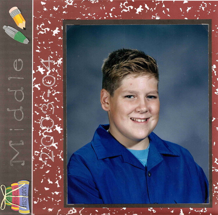 Middle School - Justin 7th grade