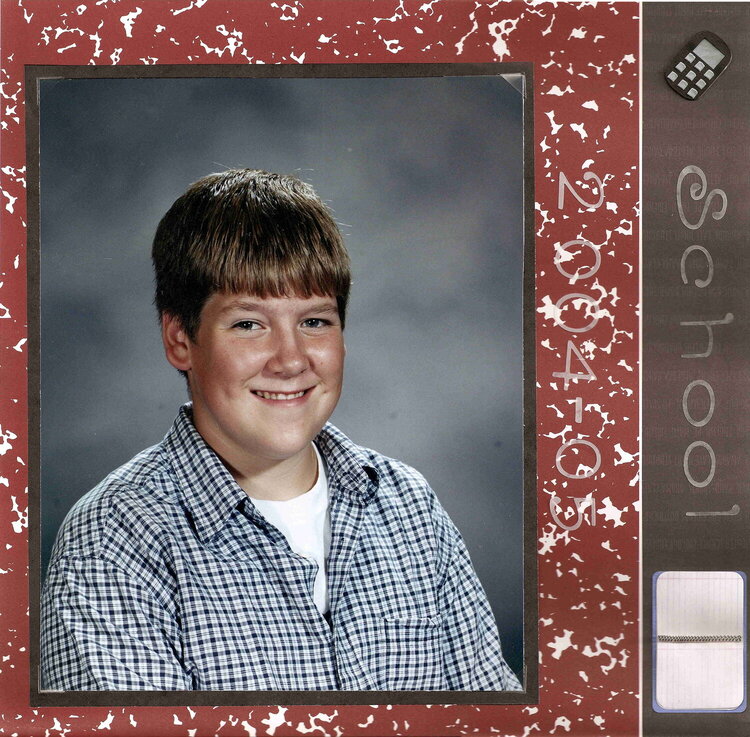 Middle School - Justin 8th grade