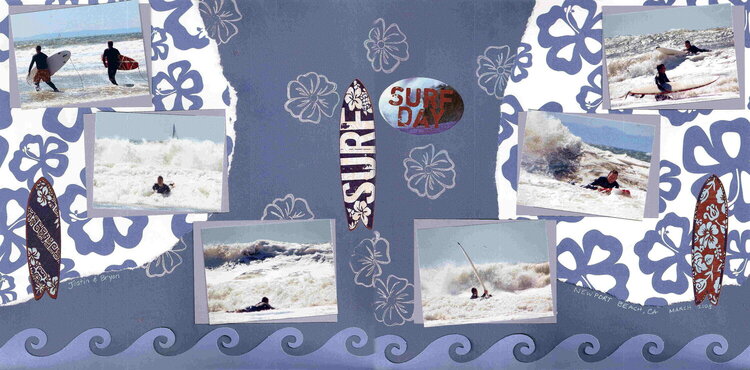 Surf Day (2 page layout)