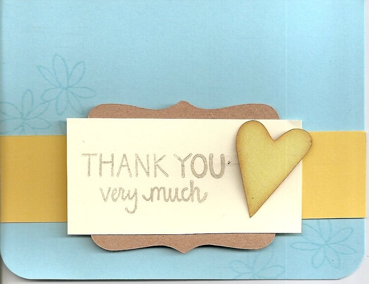 Thank You card