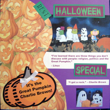 Best Halloween Special: It&#039;s the Great Pumpkin Charlie Brown!