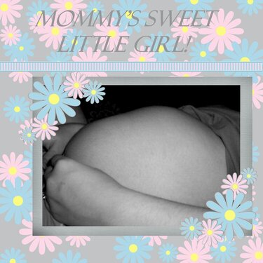 Mommy&#039;s sweet little girl