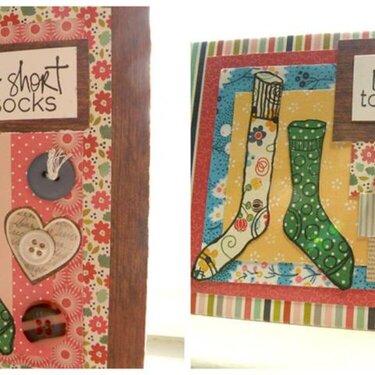 Card Collaboration - Life is Too Short for Matching Socks