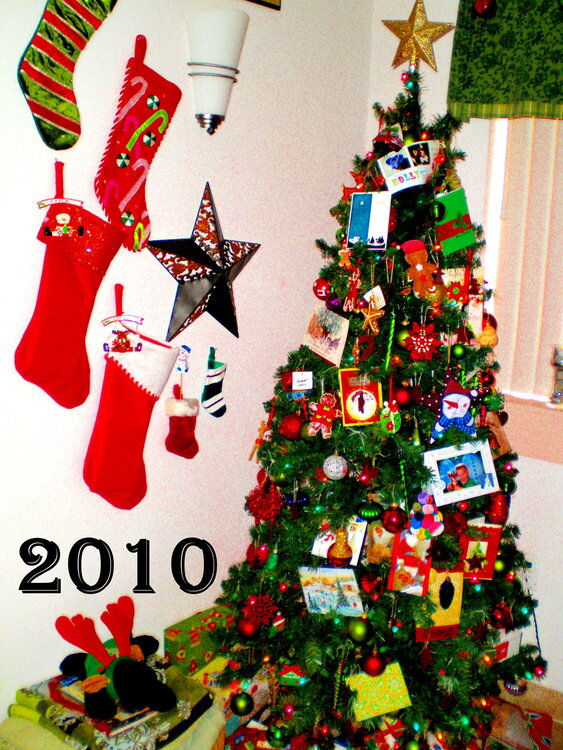 {Christmas Card Tree}