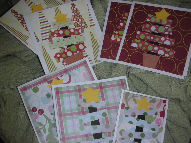 Christmas Tree Cards 2007