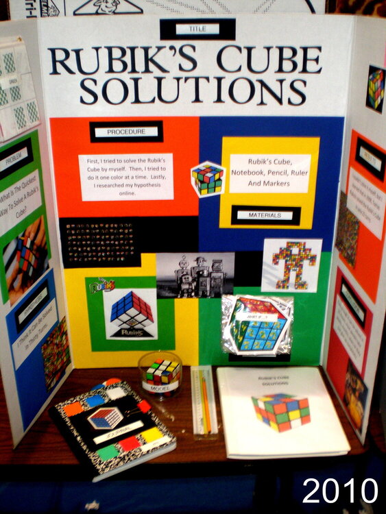 Rubik&#039;s Cube Solutions 2010