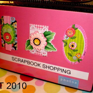 Scrapbook Shopping Book