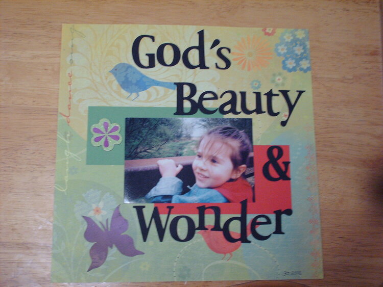 God&#039;s Beauty &amp; Wonder LO