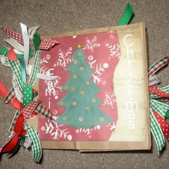Family Christmas Paper Bag Album
