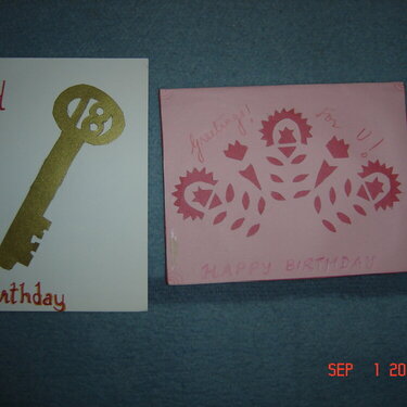 Birthday cards