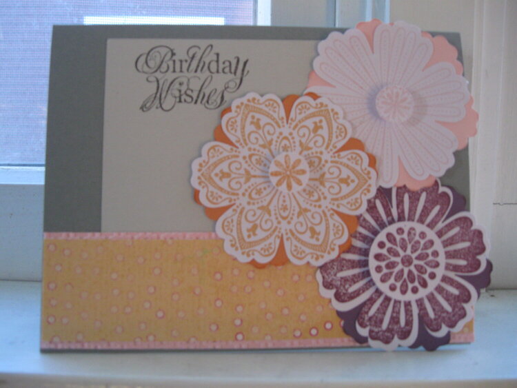 Birthday Wishes - Nov card challenge-color