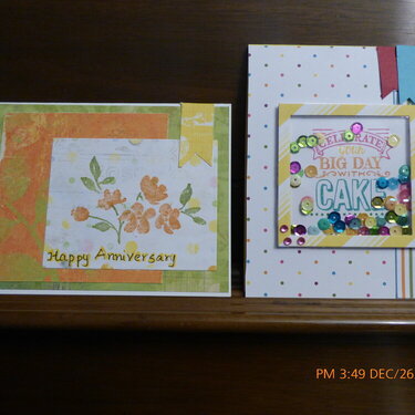 Birthday and anniversary cards