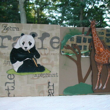 Zoo book pages 6 &amp; 7