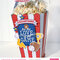 Large Baseball Popcorn Treat Box