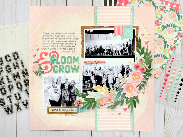 Carta Bella Flower Market - Bloom &amp; Grown