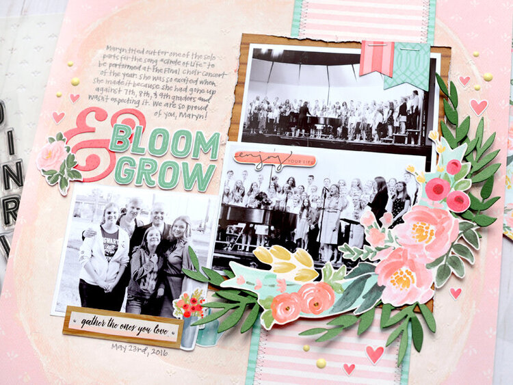 Carta Bella Flower Market - Bloom &amp; Grown