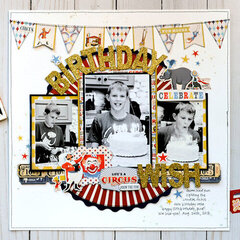Carta Bella Paper Circus - Birthday Wish