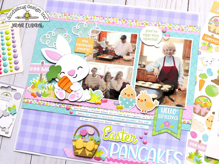 Doodlebug Hoppy Easter - Easter Pancakes