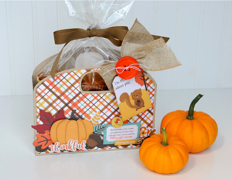 Fall Pumpkin Muffin Totes