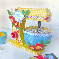 Echo Park Paper "Happiness is Homemade" 3D Kitchen Mixer