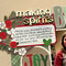 Simple Stories Merry & Bright "Making Spirits Bright" Layout