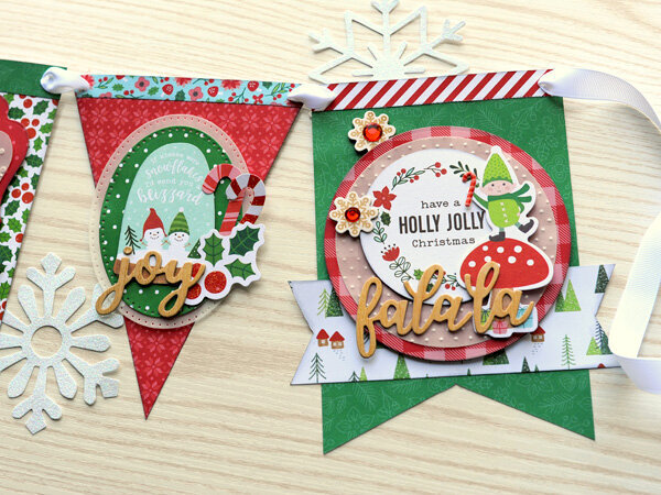 Pebbles Cozy and Bright Christmas Banner