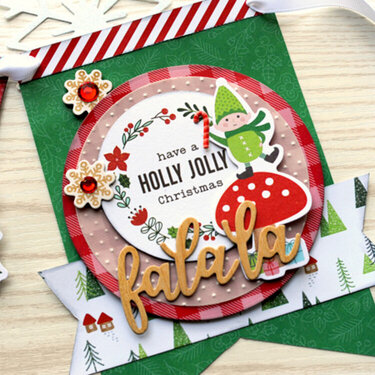 Pebbles Cozy and Bright Christmas Banner