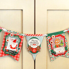 Pebbles Cozy and Bright Christmas Banner