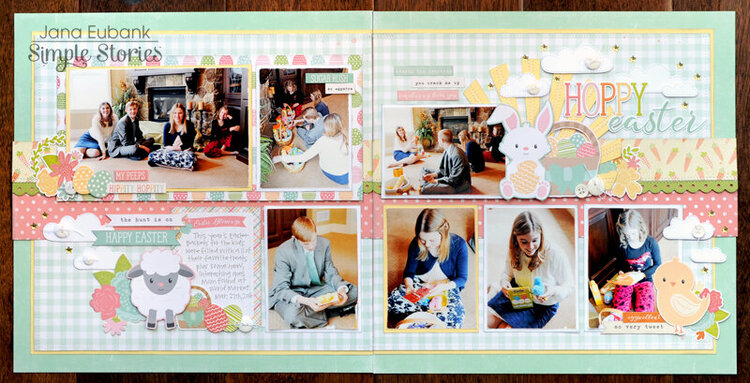 Simple Stories Bunnies &amp; Baskets Simple Set - Hoppy Easter