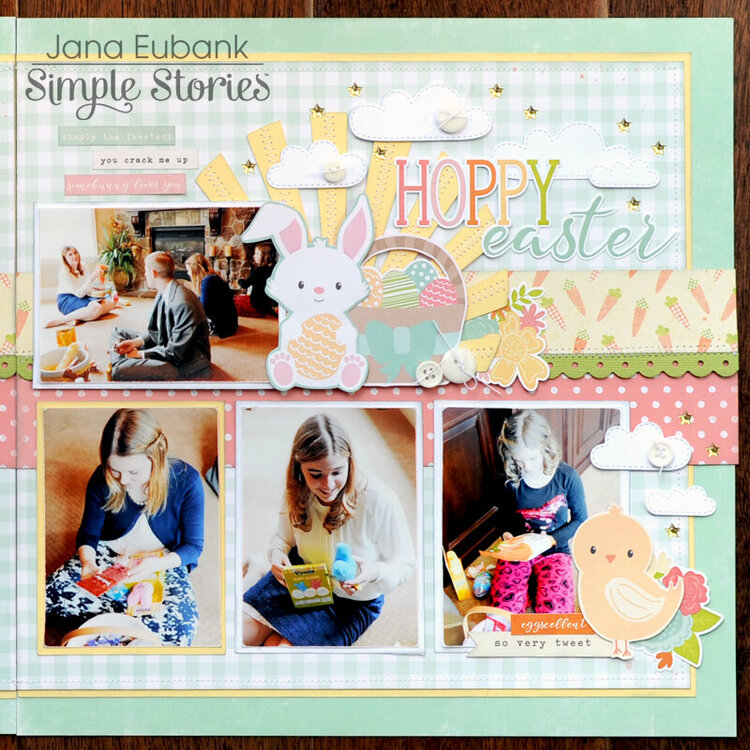 Simple Stories Bunnies &amp; Baskets Simple Set - Hoppy Easter