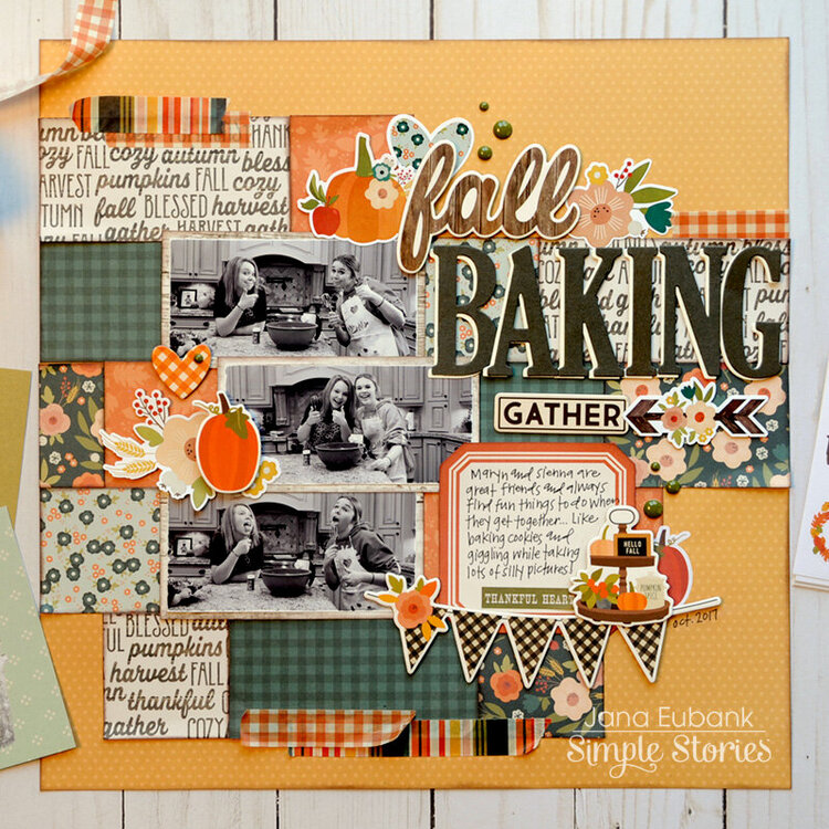 Simple Stories Fall Farmhouse - Fall Baking