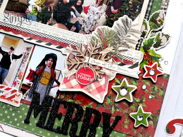 Simple Stories Simple Vintage Christmas &quot;Merry&quot; Layout