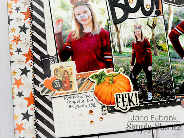 Simple Stories - Boo Layout