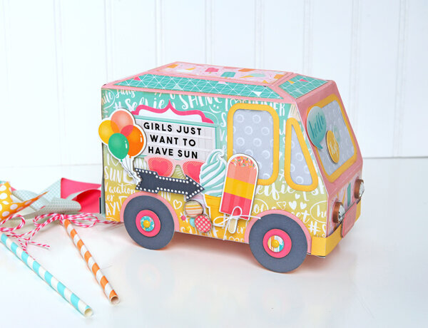 Ice Cream Truck Gift Box