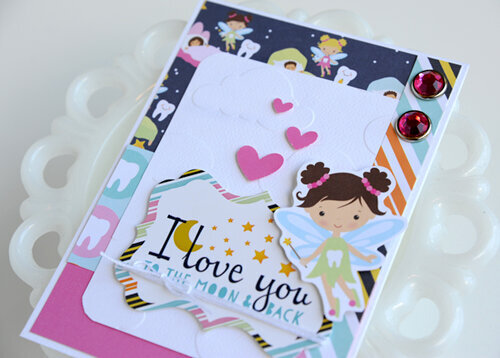 Echo Park Paper &quot;I Love You to the Moon and Back&quot; Card