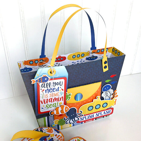 Under the Sea Beach Tote &amp; Flip Flop Boxes
