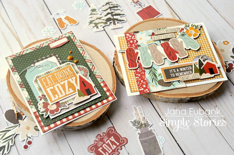 Simple Stories Winter Farmhouse Cards
