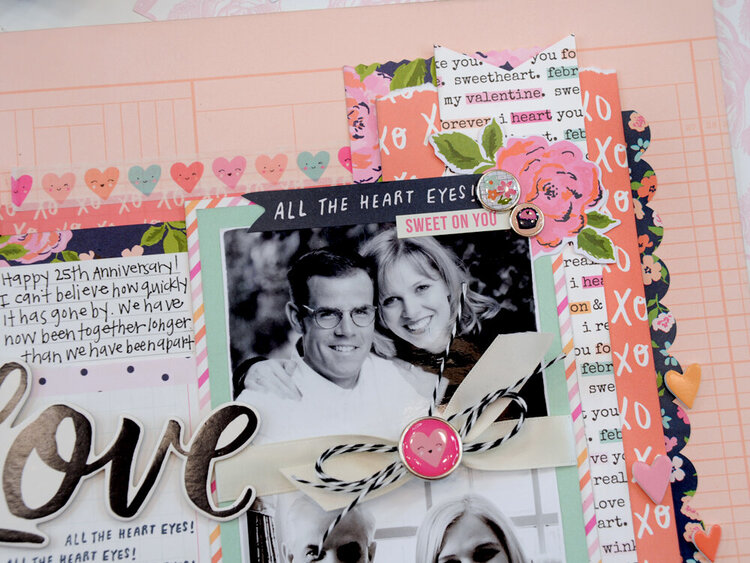 Simple Stories Happy Hearts Layout