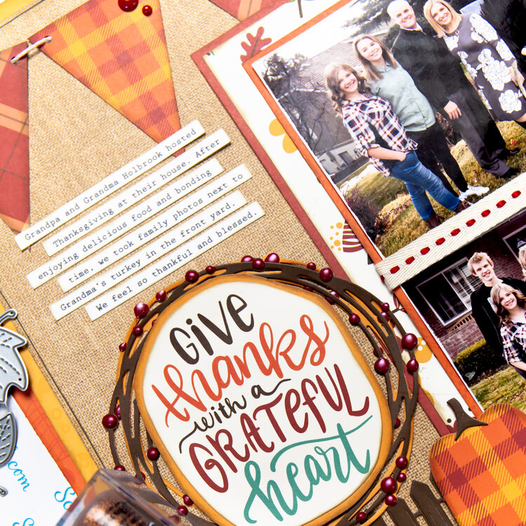 Give Thanks Thanksgiving Layout