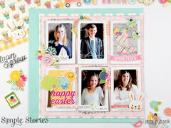 Happy Easter with Simple Stories Hip Hop Hooray collection