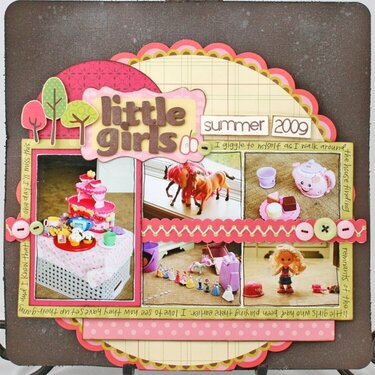 Little Girls *My Little Shoebox & Hero Arts Stamps