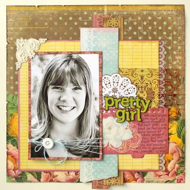 Pretty Girl **NEW Pink Paislee**